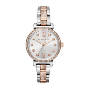 Michael Kors Sophie Chrystal two-tone ladies watch MK3880